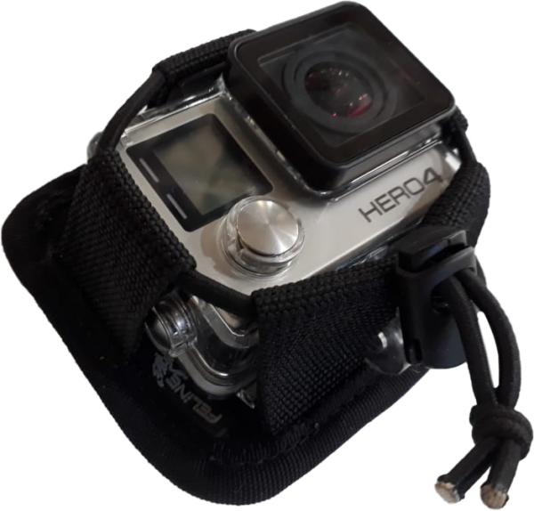 PORTA CÂMERA GOPRO MODULAR EM CORDURA 1000 PRETO- FELINE