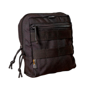BOLSO DUPLO HORIZONTAL FELINE 14X14 PRETO