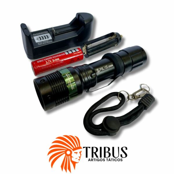 LANTERNA TÁTICA POLICE 500 LUMENS - Imagem 5