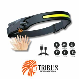 LANTERNA DE CABEÇA COM SENSOR